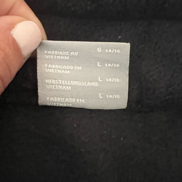 Columbia Jacket Girls Large 14 16 Black Pink Full Zip Fleece Hiking Outdoor LN - Picture 6 of 7